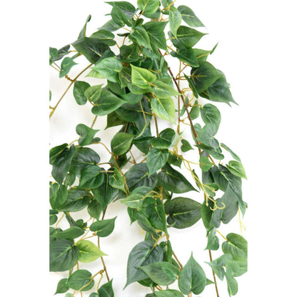 Feuillage artificiel chute de Philo mini - plante pour intérieur - H.80cm vert - K3