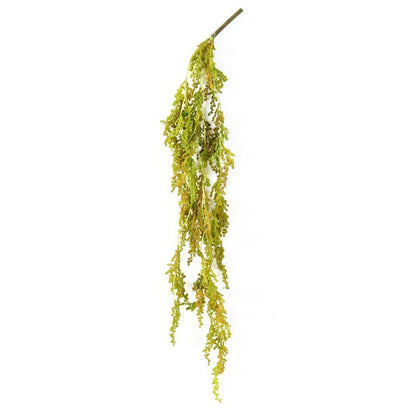 Feuillage artificiel chute de renouée - plante d'intérieur - H.75cm vert jaune - M2