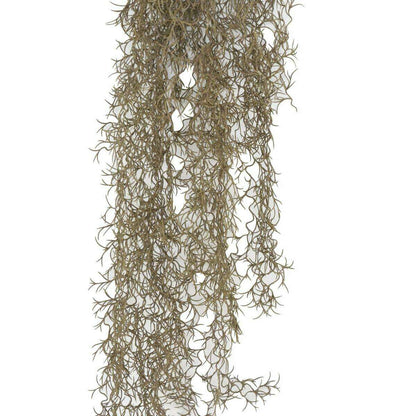 Feuillage artificiel chute de Tillandsia - mousse espagnole - H.95cm marron - U1