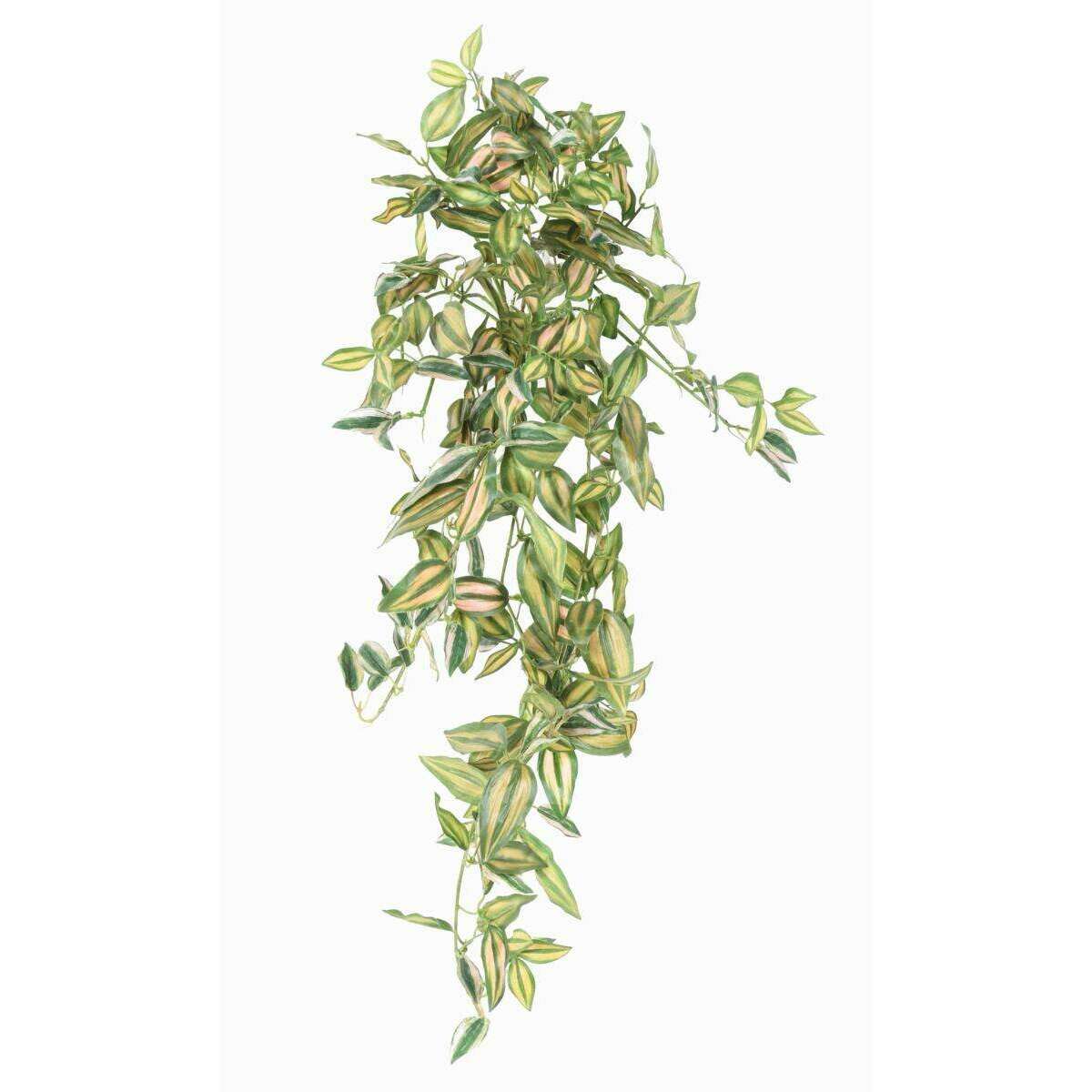 Feuillage artificiel chute de Tradescantia - plante d'intérieur - H.80cm vert N1