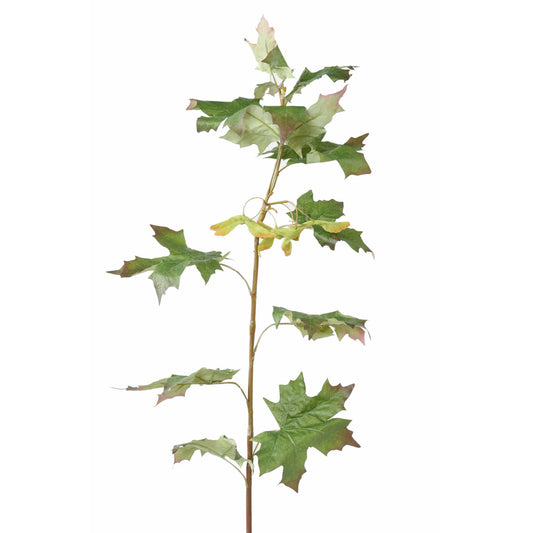 Feuillage artificiel Erable branche - composition florale d'intérieur - H.108cm vert F1