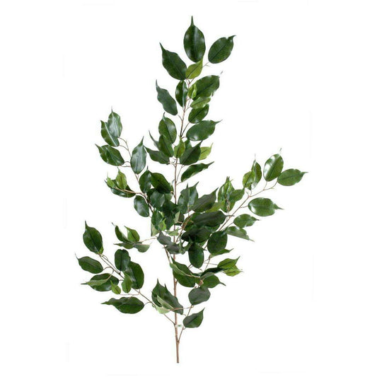 Feuillage artificiel Ficus exotica - composition florale - H.108cm vert- F2