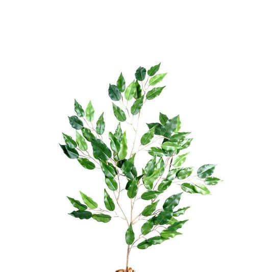 Feuillage artificiel Ficus mini spray - composition florale - H.65cm vert F1