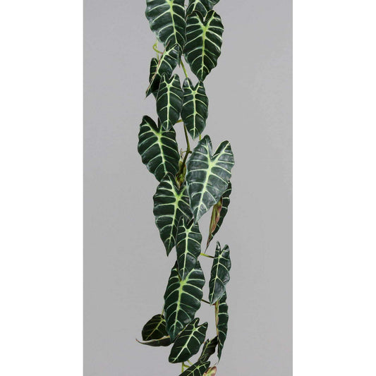 Feuillage artificiel Guirlande Alocasia - plante verte d'intérieur - H.120cm - P2