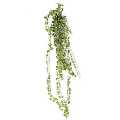Feuillage artificiel Lierre Gala en piquet - 801 feuilles - H.130cm vert blanc - J3
