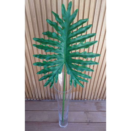Feuille artificielle de Monstera - décoration d'intérieur - H.117cm vert Z3