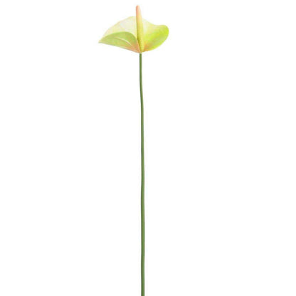 Fleur artificielle Anthurium - décoration florale - H.60cm vert - A4