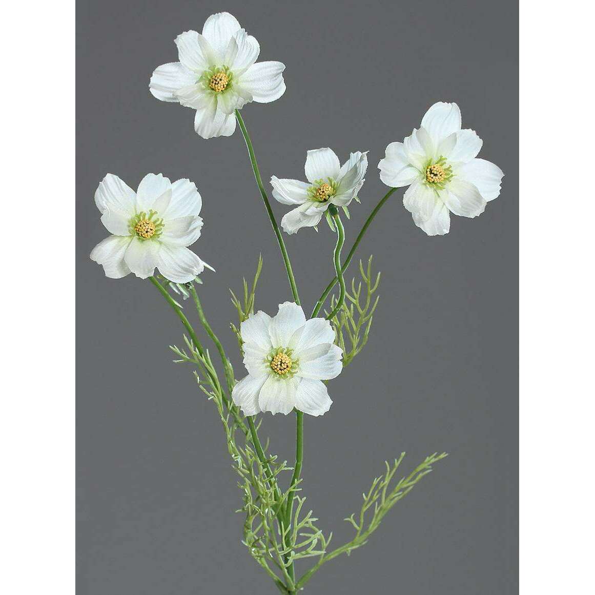 Fleur artificielle Cosmos - composition création florale - H.67cm crème P3