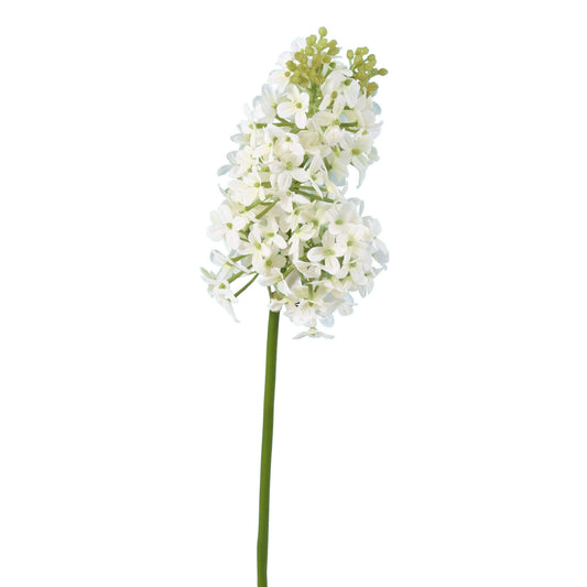 Fleur artificielle coupée Lilas - décoration d'intérieur - H.48cm blanc J1