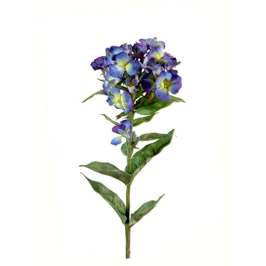 Fleur artificielle de Phlox - création florale intérieur - H.70cm bleu - L1