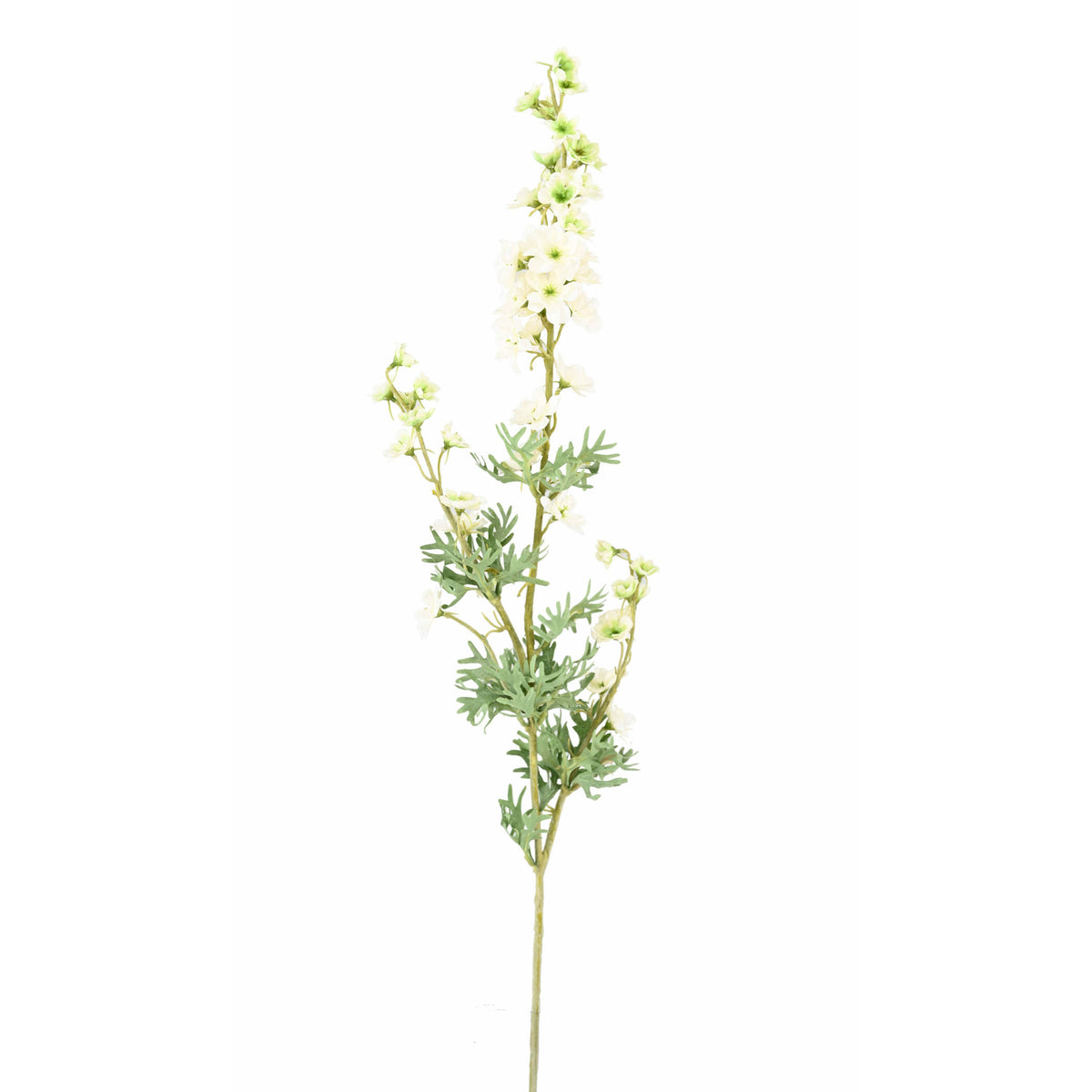 Fleur artificielle Delphinium - création de bouquet - H.86cm blanc F1