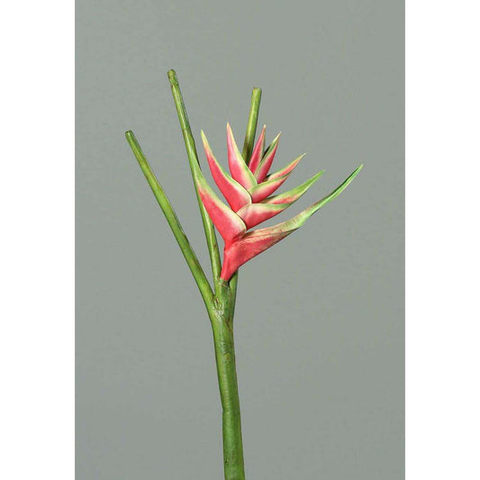 Fleur artificielle Héliconia bec de perroquet - fresh touch haute qualité - H.126cm rose - P2