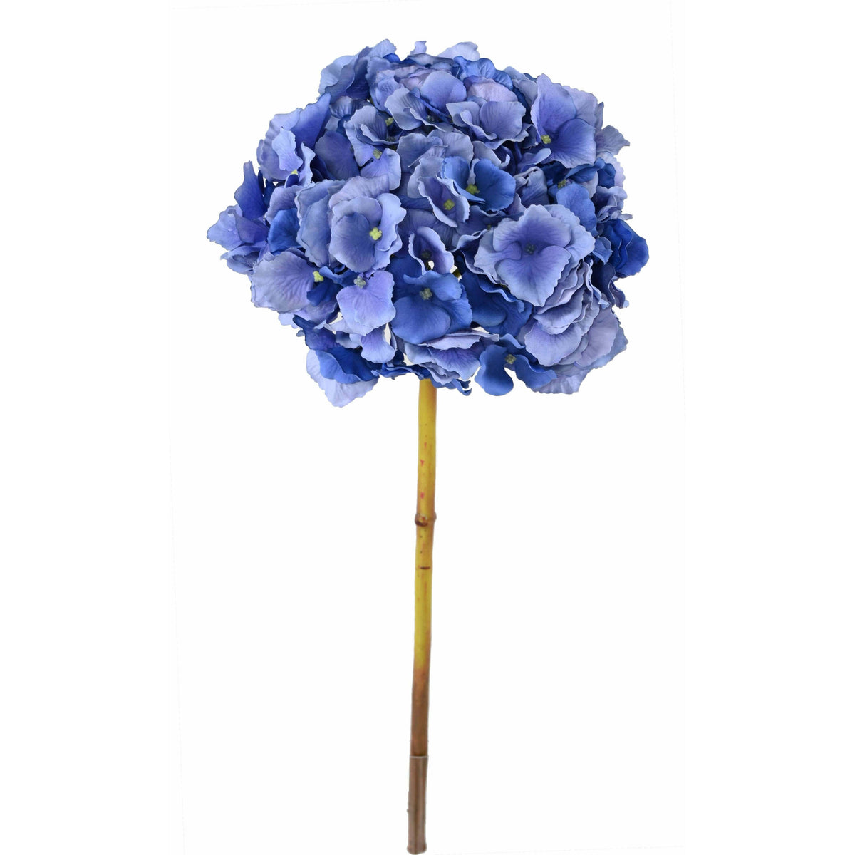 Fleur artificielle Hortensia - création bouquet composition - H.45cm bleu H4