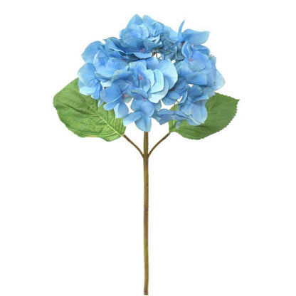 Fleur artificielle Hortensia - création bouquet fleur coupée - H.65 cm bleu - H3