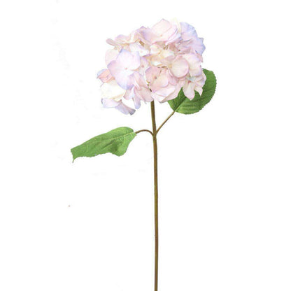 Fleur artificielle Hortensia - création bouquet fleur coupée - H.65 cm rose violet - H1
