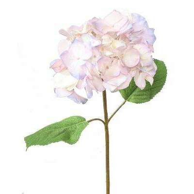 Fleur artificielle Hortensia - création bouquet fleur coupée - H.65 cm rose violet - H1