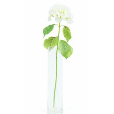 Fleur artificielle Hortensia géant - composition bouquet - H.73cm blanc - S1
