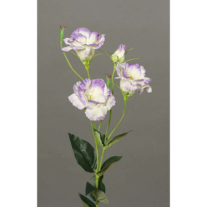 Fleur artificielle Lisianthus - création de bouquet - H.83cm lavande - P3