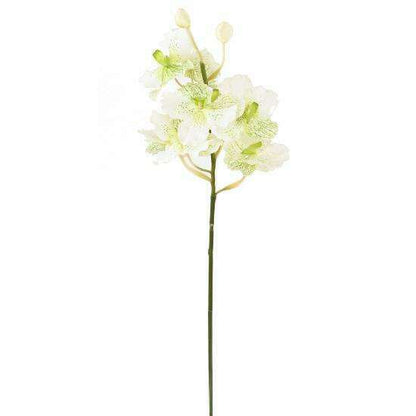 Fleur artificielle Orchidée Vanda Fresh Touch - haut de gamme - H.70cm blanc - O1