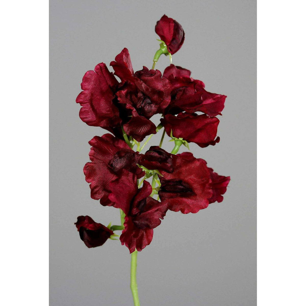 Fleur artificielle Pois de senteur - composition florale - H.46cm pourpre - P3