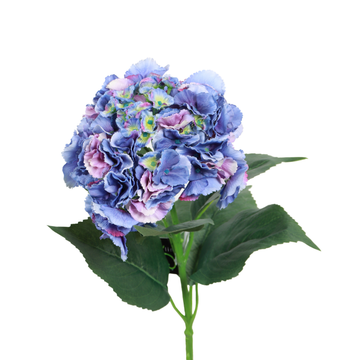 Fleur artificielle tige d'Hortensia - création bouquet - H.68cm bleu R2