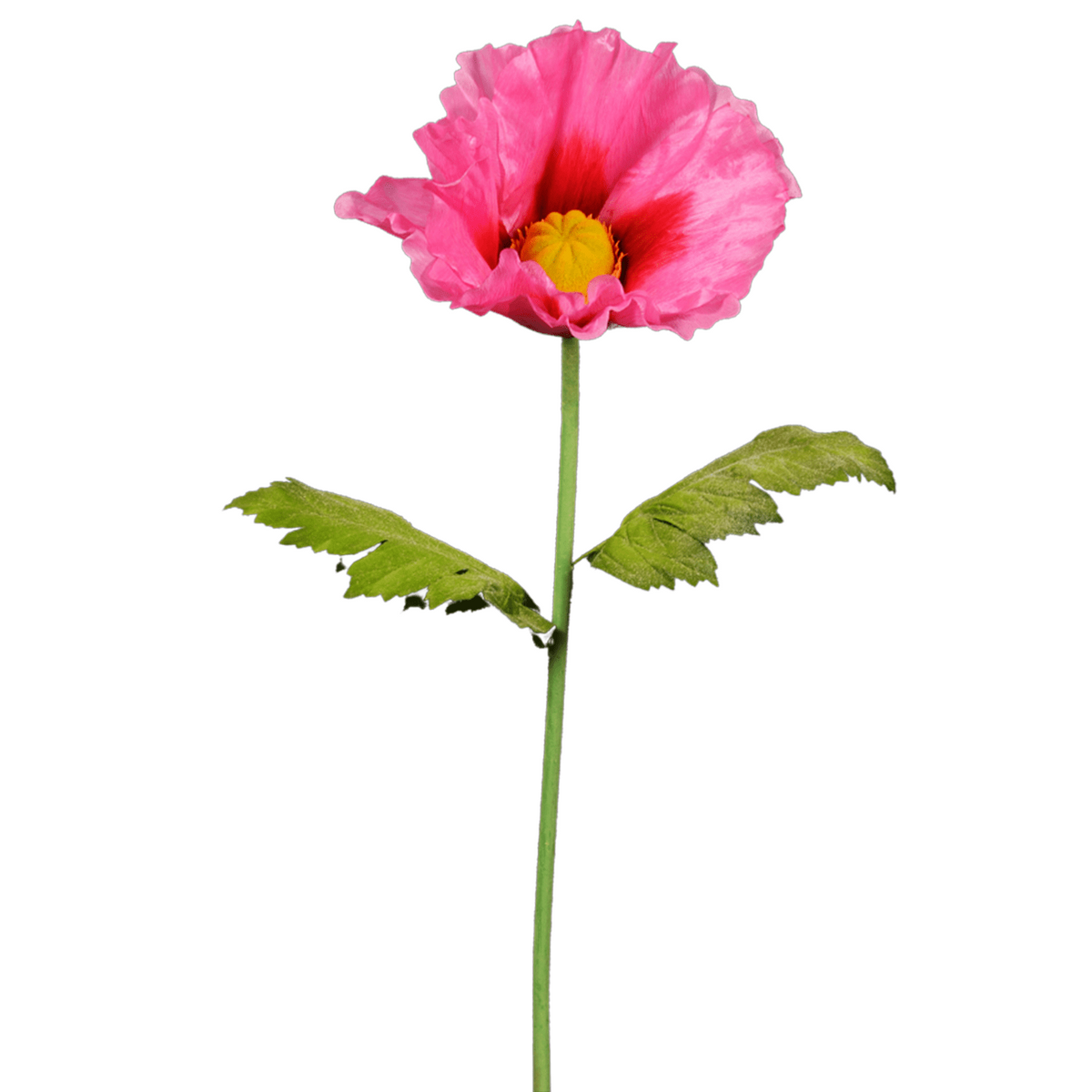 Fleur artificielle XXL pavot géant - décoration d'intérieur - H.135cm rose ETG MEZZA