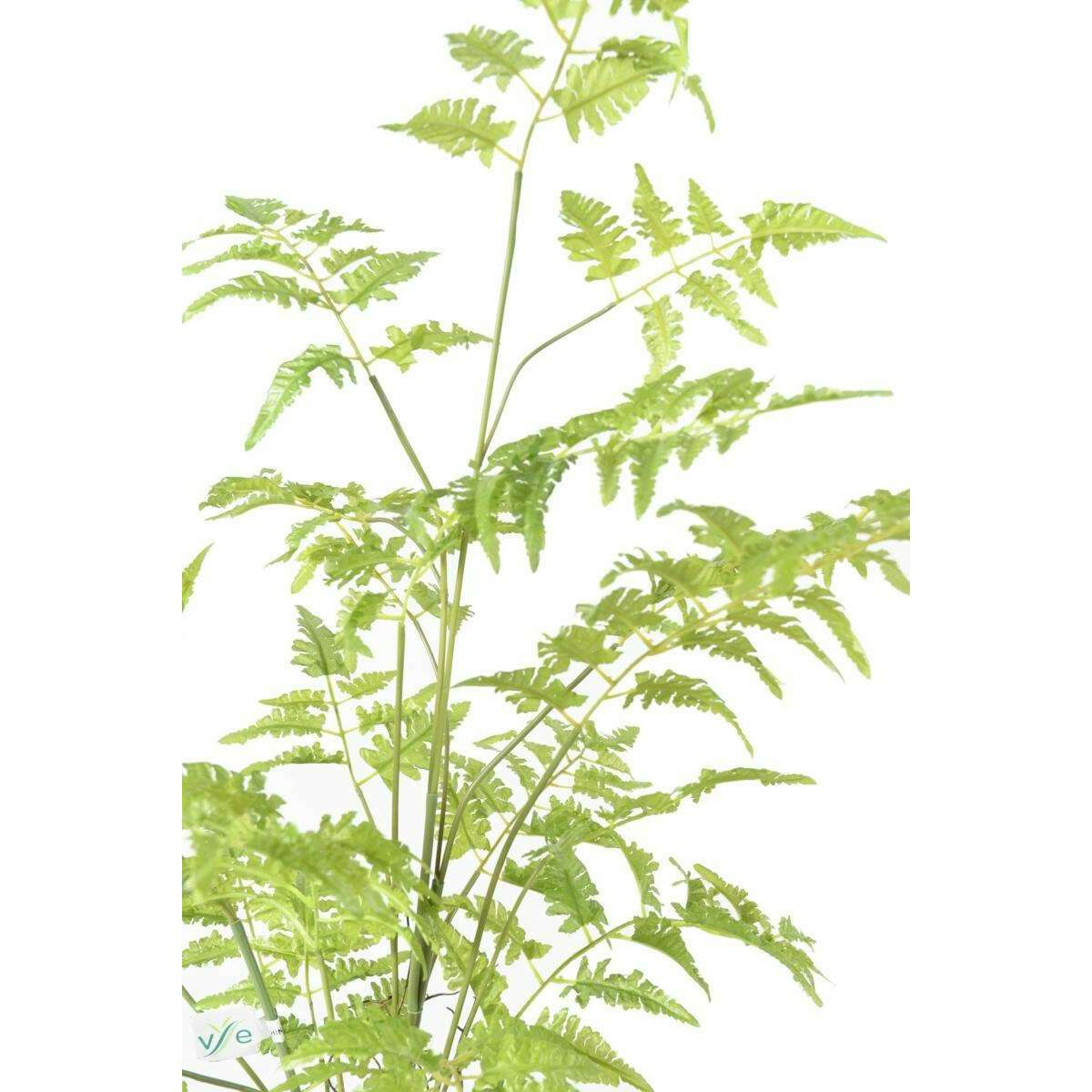 Fougère artificielle socle mousse - plante d'intérieur - H.95cm vert - E5