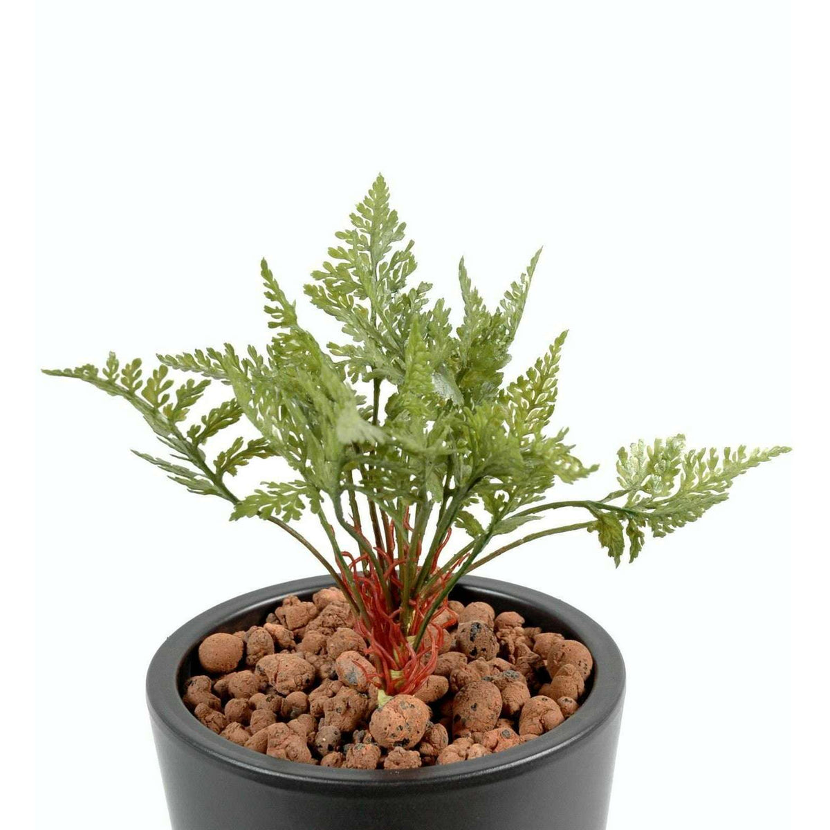 Fougère mini artificielle en piquet - plante intérieur extérieur - H.12cm vert - F1