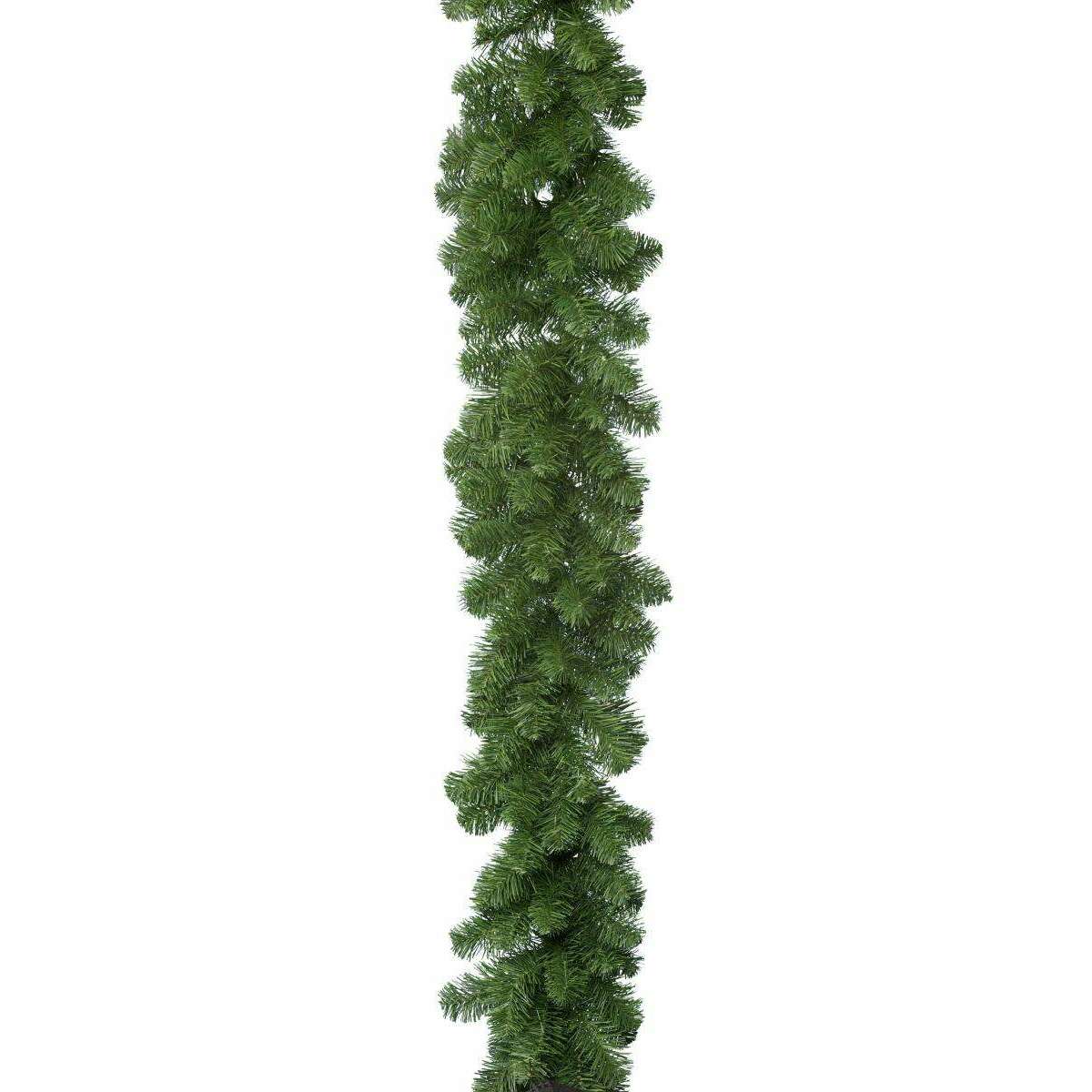 Guirlande artificielle de noël Sapin Canadien - intérieur extérieur - H.270cm vert chariot noel