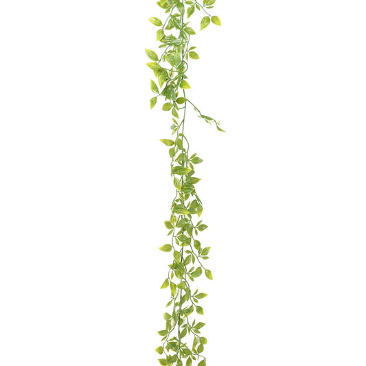 Guirlande artificielle Tradescantia résistant UV - plante pour extérieur - H.195cm vert U2