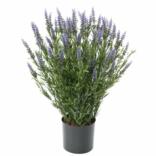 Lavande artificielle en pot - plante d'extérieur - H.68cm
