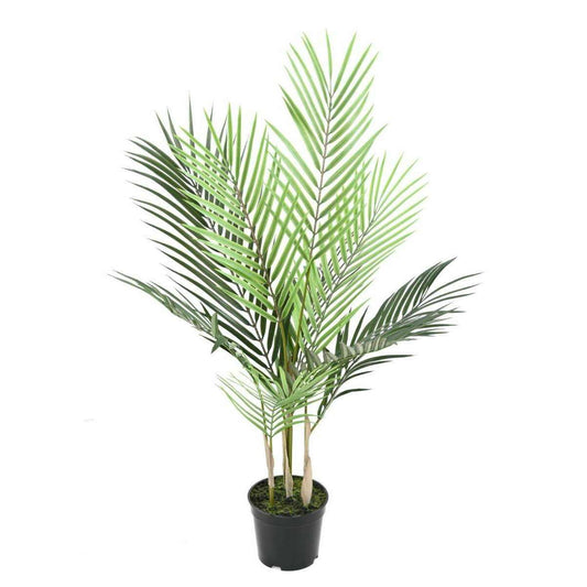 Palmier artificiel Areca Plast - plante intérieur extérieur - H.70cm vert-