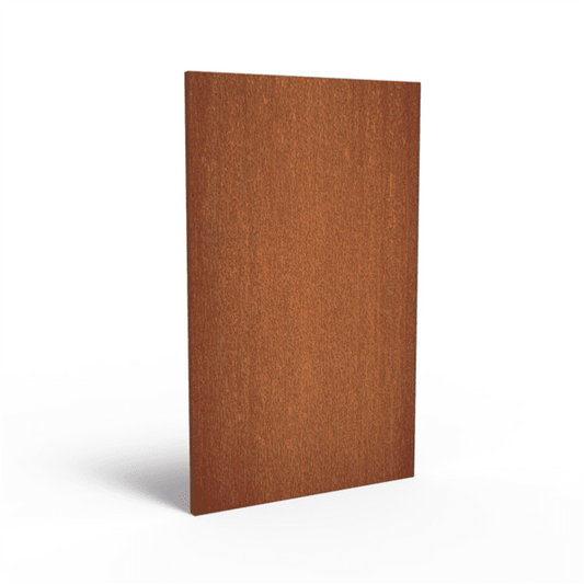 Panneau Acier Corten rouille - décoration jardin terrasse - H.180x110cm