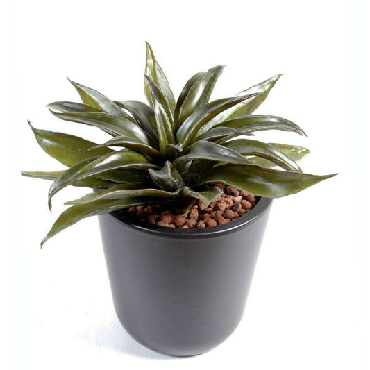 Plante artificielle Agave mini - cactus artificiel intérieur - H.24cm vert A1
