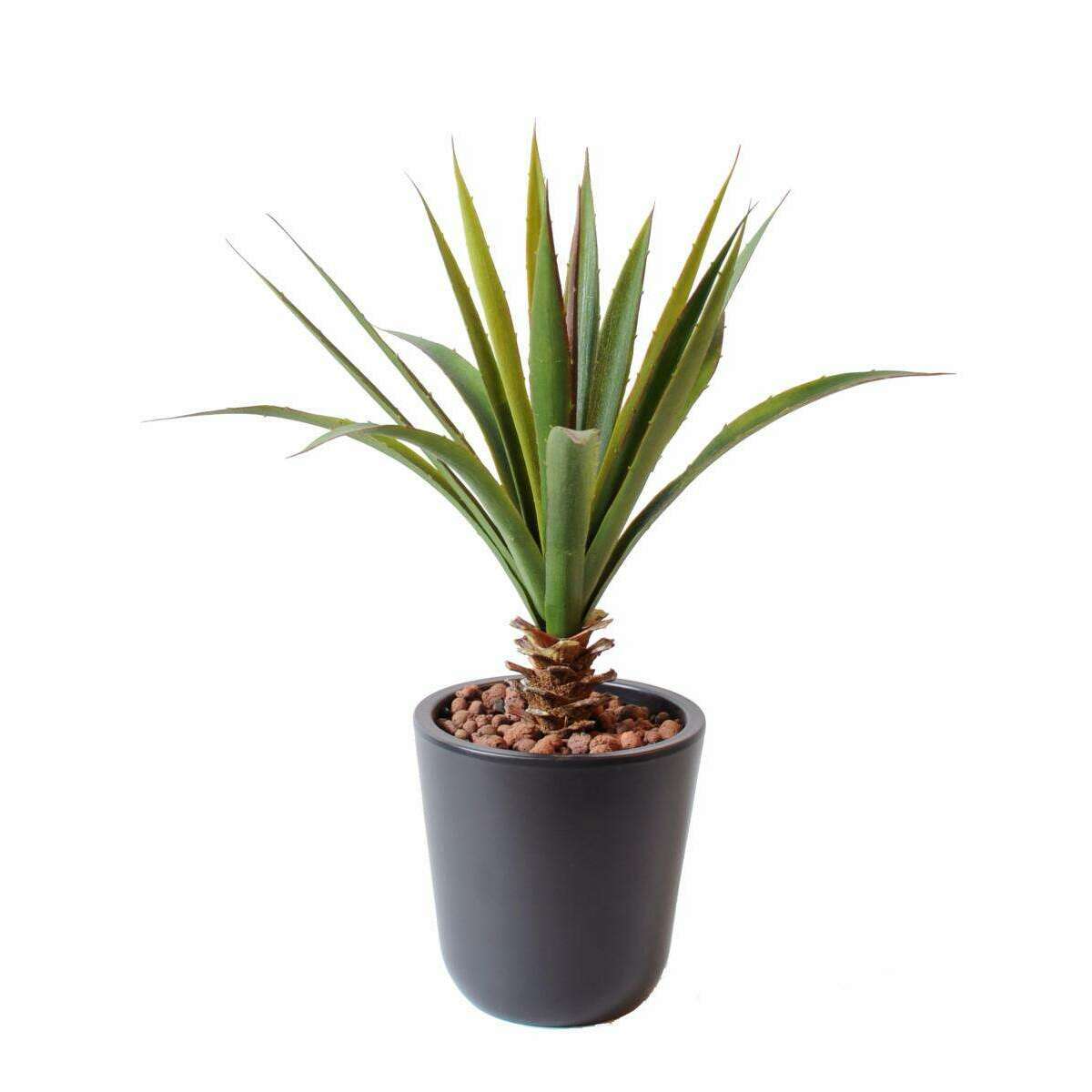 Plante artificielle Aloe en piquet - cactus artificiel extérieur - H.45cm vert - A2