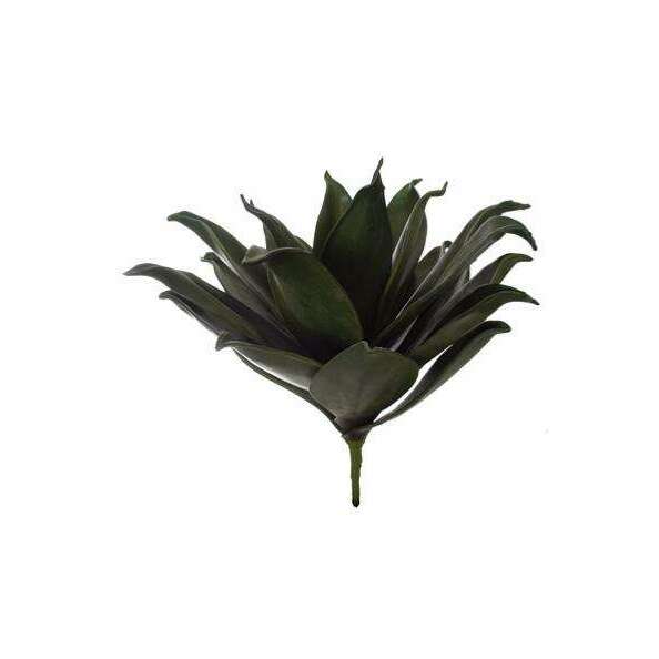 Plante artificielle Aloe vera en piquet - intérieur - H.48 cm vert