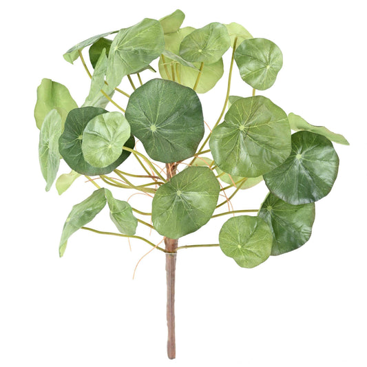 Plante artificielle en piquet Nasturtium (Cresson) - décoration d'intérieur - H.35cm U1