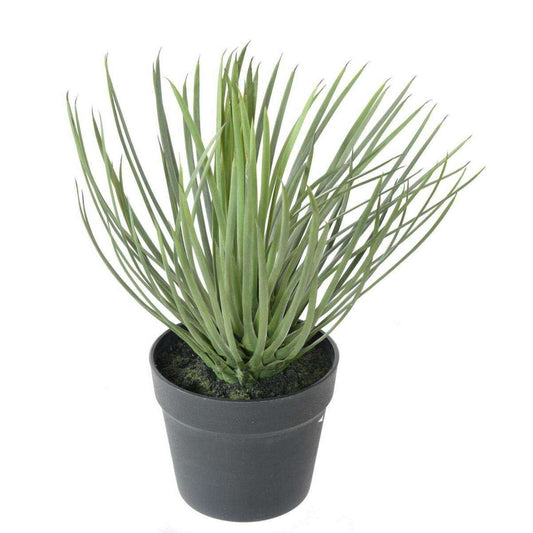Plante artificielle Yucca Rostrata - intérieur extérieur - H.40cm vert N5