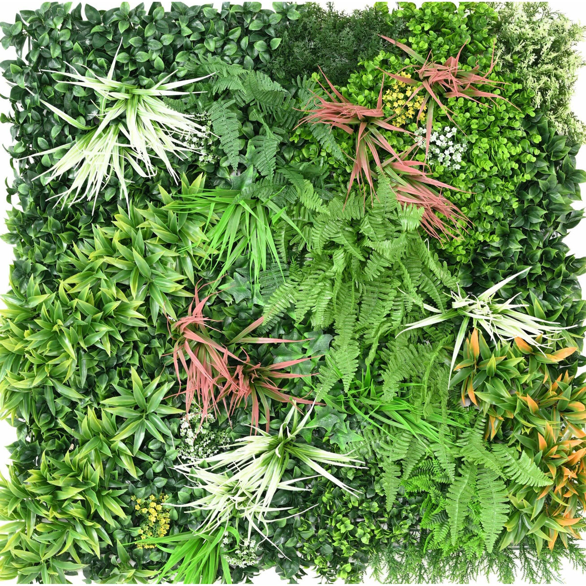 Plaque végétale artificielle i plantes UV résistant - décoration murale - 100x100cm