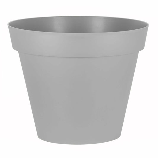 Pot pour fleur Toscane rond intérieur extérieur Ø.100cm gris béton EDA PLASTIQUES