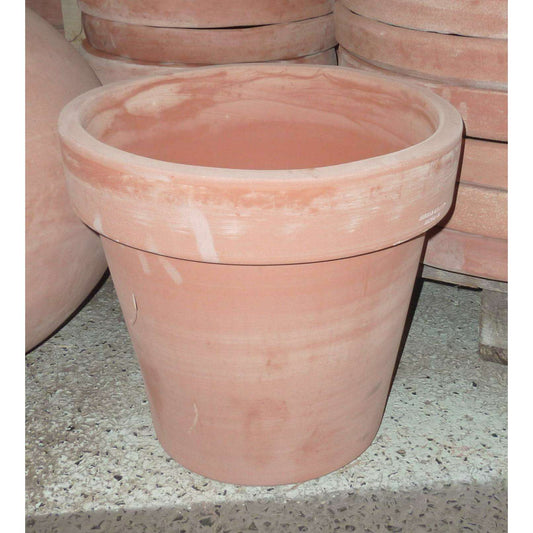 Poterie italienne simple rebord Graffiato - pot en terre cuite - Ø.36cm